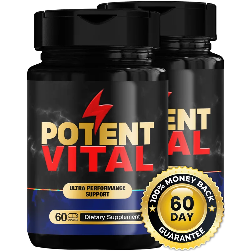 PotentVital Men's Wellness Support — 2 Bottle / 60 Day Pack